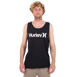 Hurley Men's Everyday Washed One and Only Solid Sleeveless Tank Top Tee T-Shirt